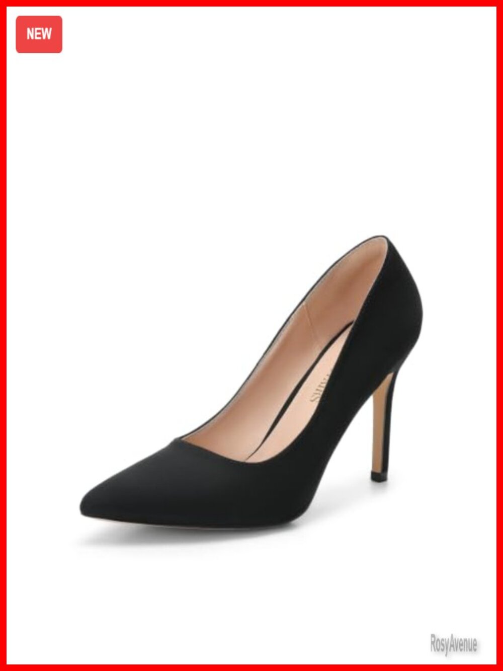 Women's Pointed Toe High Heels Pumps 4-Inch Stiletto Pointed Toe Dress Shoes